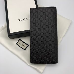 GUCCI GG Men’s Bifold Long Wallet